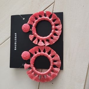 Adrita Beaded Tassel Hoop Earrings BAUBLEBAR